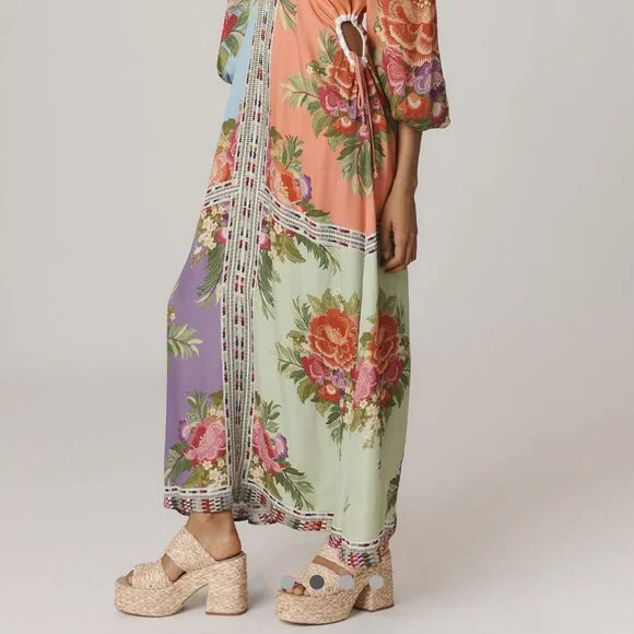 long print dress Floral Summer Maxi Dress Floral Print / L main image 1